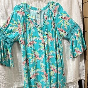 Crown & Ivy Multicolor Patterned Dress